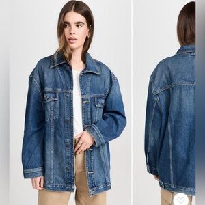 NILI LOTAN OVERSIZED DENIM JACKET